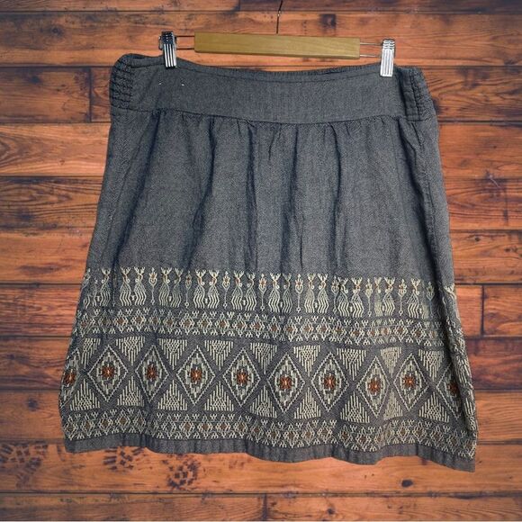 5 for $25🔥Bob Timberlake Embroidered Boho Skirt Large - Picture 1 of 6